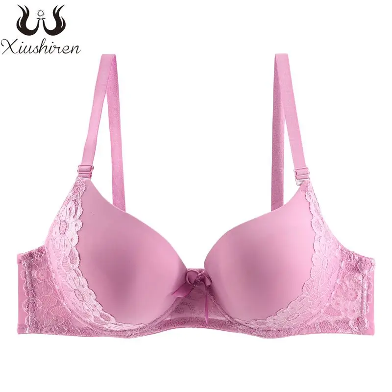 Xiushiren Sexy Bras For Women Push Up Solid Lace Bra 3/4 Cup Underwire Soutien Gorge Soft Cotton Underwear Size 44-50 C D Black
Xiushiren Sexy Bras For Women Push Up Solid Lace Bra 3/4 Cup Underwire Soutien Gorge Soft Cotton Underwear Size 44-50 C D Black