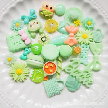 40/60/100pcs/lot Slime Charms Green Color Resin Flatback Of Slime Supplies For Childern Ornament Scrapbook Plasticine DIY Crafts
40/60/100pcs/lot Slime Charms Green Color Resin Flatback Of Slime Supplies For Childern Ornament Scrapbook Plasticine DIY Crafts
