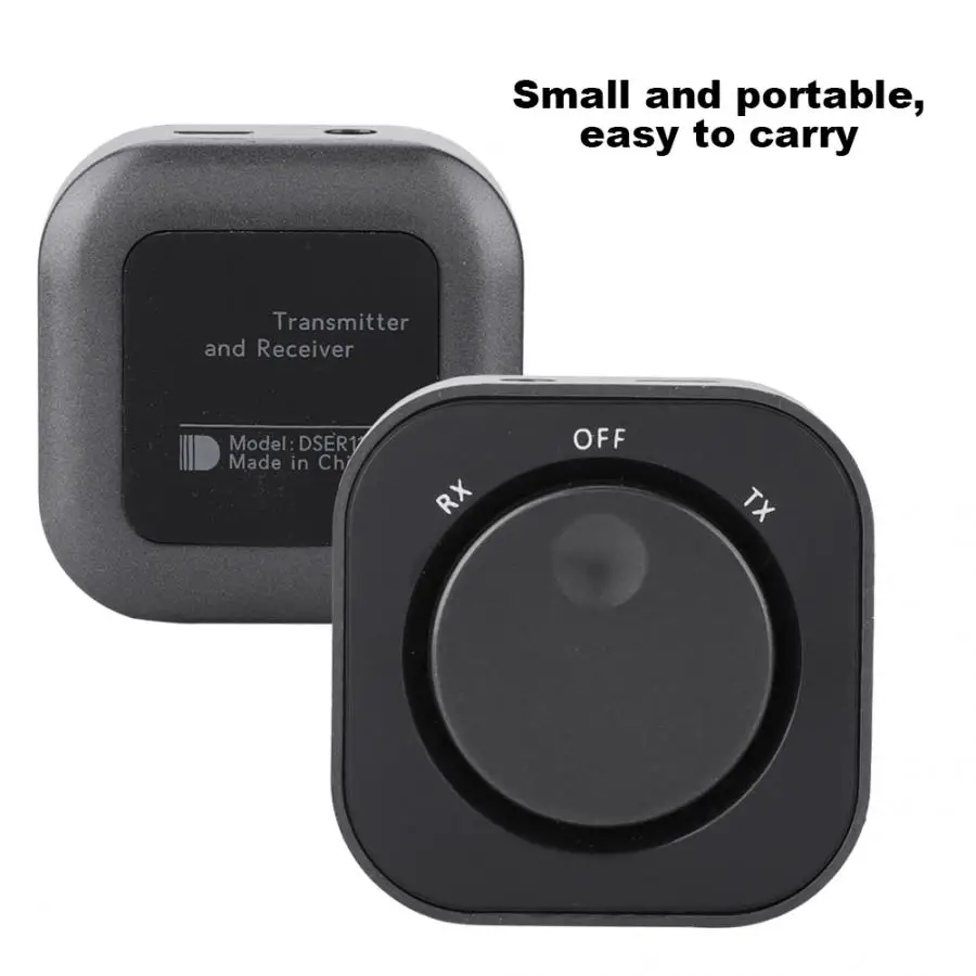 DSER110 2-in-1 Portable Wireless Bluetooth Stereo Audio Transmitter Receiver
DSER110 2-in-1 Portable Wireless Bluetooth Stereo Audio Transmitter Receiver