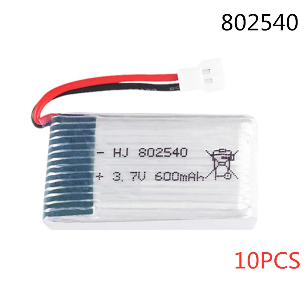 10 pcs/lot 3.7V 600mAh 25C Lipo Battery for Syma X5C X5 X5SW CX-30 M68 509W DFDF161 Upgraded 600mAh battery Register 802540
10 pcs/lot 3.7V 600mAh 25C Lipo Battery for Syma X5C X5 X5SW CX-30 M68 509W DFDF161 Upgraded 600mAh battery Register 802540