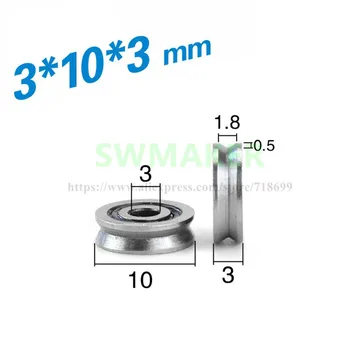 10pcs 3*10*3mm V groove pulley ball bearing miniature 1 cm cm outer diameter 10mm rolling conductor wheel fine wire guide wheel
10pcs 3*10*3mm V groove pulley ball bearing miniature 1 cm cm outer diameter 10mm rolling conductor wheel fine wire guide wheel