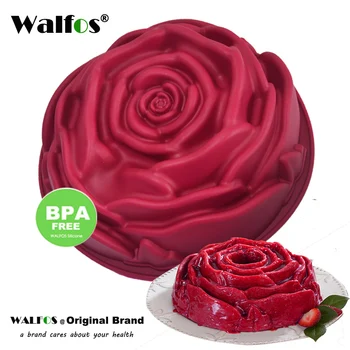 WALFOS 1PCS Silicone Non-stick rose Cake Molds Cake Decorating Tools For Pans Baking Rose flower Cakes Pan
WALFOS 1PCS Silicone Non-stick rose Cake Molds Cake Decorating Tools For Pans Baking Rose flower Cakes Pan