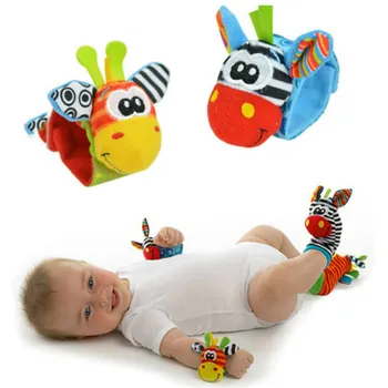 Cute Animal Infant Rattle Toys Wristband with Rattle Bell Soft Baby Toys Newborn Kids Wrist Rattles Gift
Cute Animal Infant Rattle Toys Wristband with Rattle Bell Soft Baby Toys Newborn Kids Wrist Rattles Gift