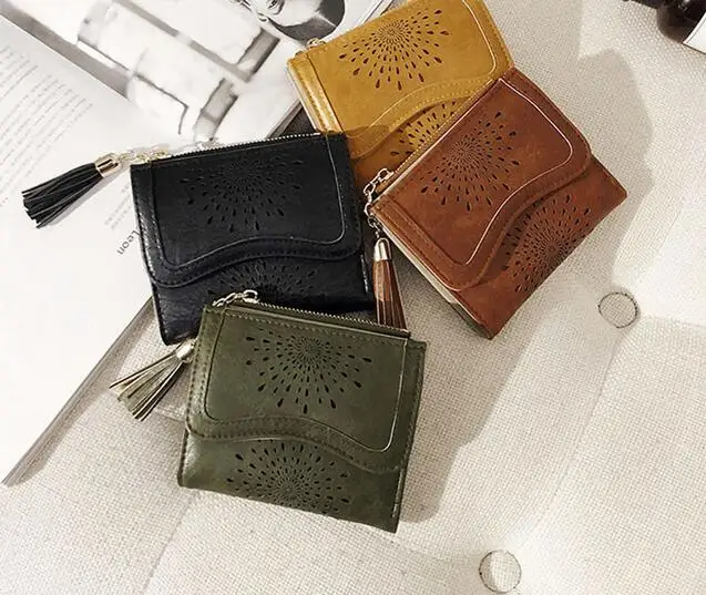 2018 summer retro short wallet fashion PU | Багаж и сумки
