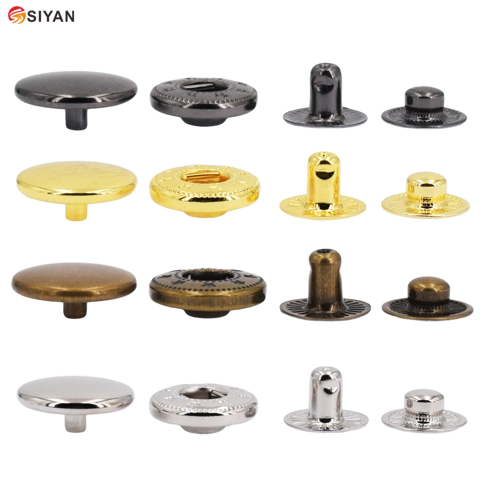 10pcs/lot Iron Snap Fastener Press Stud Rivet Sewing Leather Button Craft For Clothes Garment DIY Decoration Accessories
10pcs/lot Iron Snap Fastener Press Stud Rivet Sewing Leather Button Craft For Clothes Garment DIY Decoration Accessories