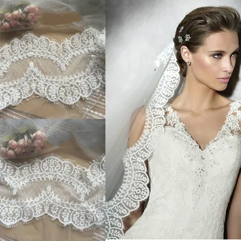 Off white embroidery cording eyelash lace trim 3 yards per pc for wedding veil lace trim
Off white embroidery cording eyelash lace trim 3 yards per pc for wedding veil lace trim
