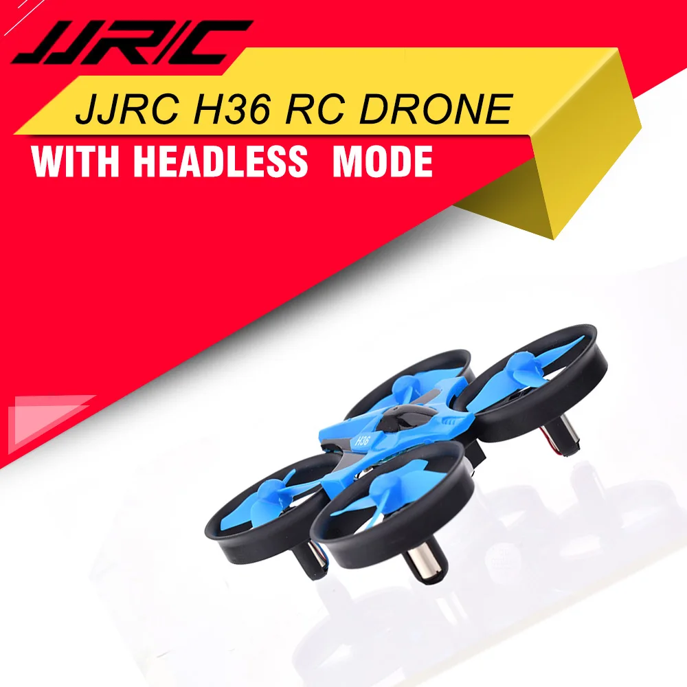 

JJRC H36 2.4GHz 4 CH 6-Axis Gyroscope 3D Flips Portable Mini Drone RC Quadcopter With Headless Mode H/L Speed 3 Batteries