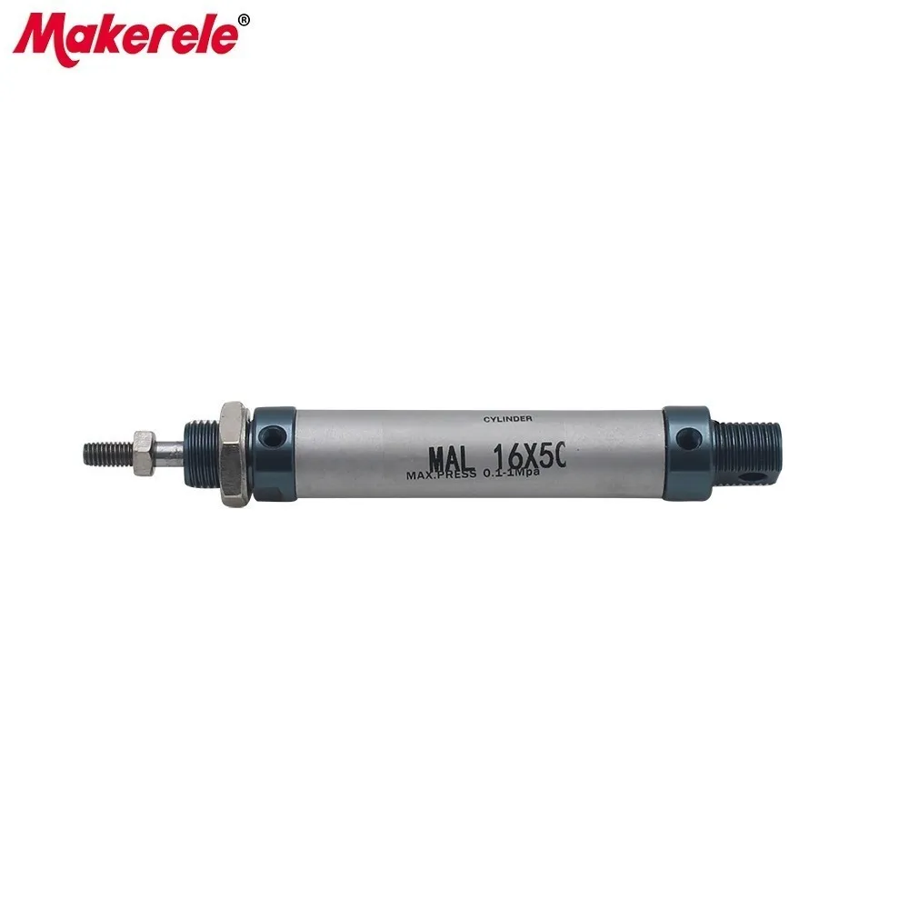 Mini Pneumatic Cylinder Cushion Double Acting Type Aluminum Alloy Cylinder 16mm Bore Fishtailing Shape Cylinders MAL16-50-CA
Mini Pneumatic Cylinder Cushion Double Acting Type Aluminum Alloy Cylinder 16mm Bore Fishtailing Shape Cylinders MAL16-50-CA