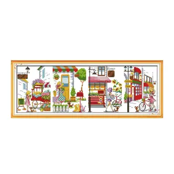 Joy Sunday Cross Stitch Landscape Painting Romantic Street 11CT 14CT DMC Needlework Embroidery Cross Stitch Kits Wall Home Decor
Joy Sunday Cross Stitch Landscape Painting Romantic Street 11CT 14CT DMC Needlework Embroidery Cross Stitch Kits Wall Home Decor