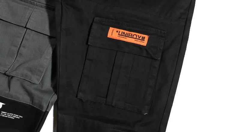 Patchwork Pockets Cargo Harem Pants 6