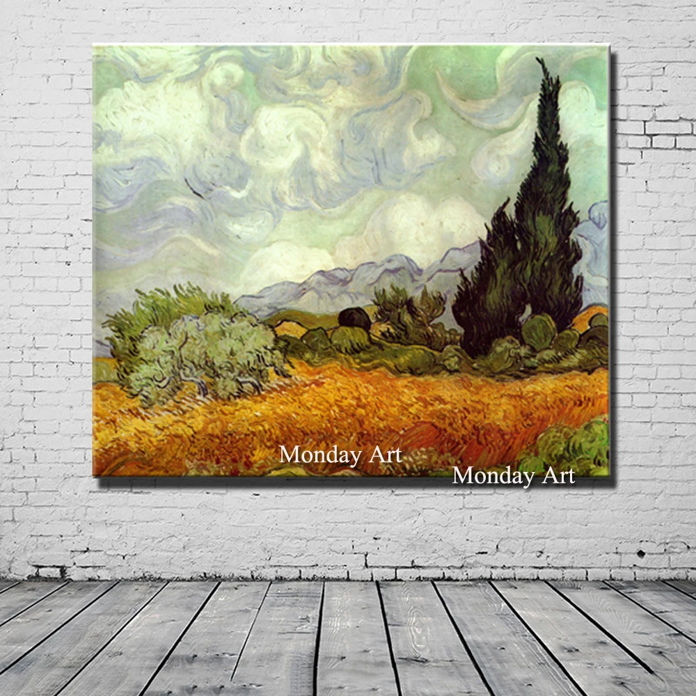 VAN-GOGH-S-BEDROOM-AT-ARLES-1889-Giclee-poster-By-vincent-Van-Gogh-painting-Wall-oil