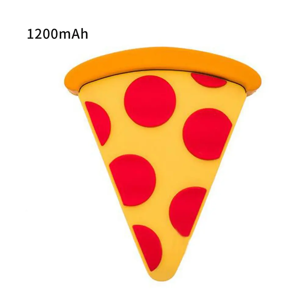 Cartoon Pizza Design Portable Size Outdoor Mobile Phone Battery Charger External Power Bank Power Supply for Smartphones
Cartoon Pizza Design Portable Size Outdoor Mobile Phone Battery Charger External Power Bank Power Supply for Smartphones