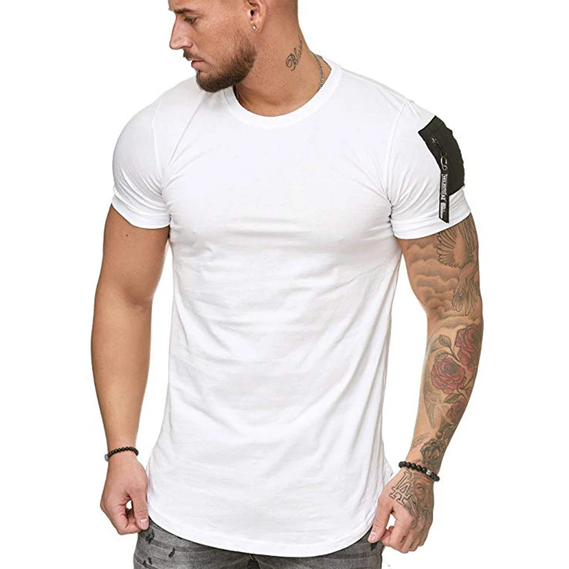O-Neck Cotton Men's T-Shirt 2019 New Fashion Running Top Tees Mens Clothing Short Sleeve Fitness Casual For Male T-Shirt EU Size
O-Neck Cotton Men's T-Shirt 2019 New Fashion Running Top Tees Mens Clothing Short Sleeve Fitness Casual For Male T-Shirt EU Size
