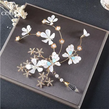 CC hairgrips hairpins butterfly wedding hair accessories for bridal party bijoux romantic cz diamant flowers hair jewelry TS323
CC hairgrips hairpins butterfly wedding hair accessories for bridal party bijoux romantic cz diamant flowers hair jewelry TS323