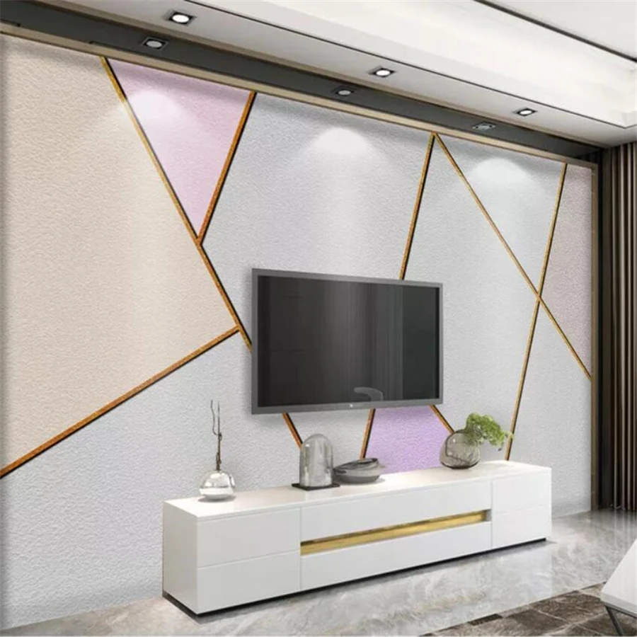 Custom 3d wallpaper Nordic simple personality abstract line geometric square TV background wall papers home decor 3d wallpaper
Custom 3d wallpaper Nordic simple personality abstract line geometric square TV background wall papers home decor 3d wallpaper