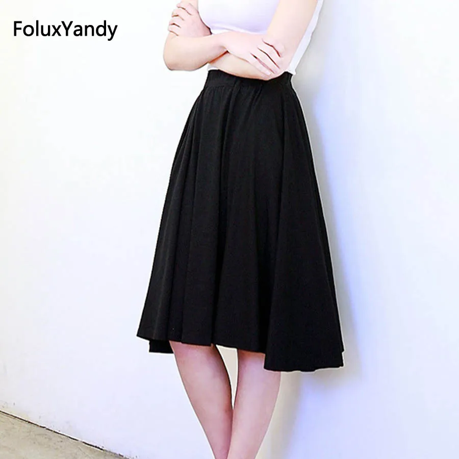 A-line Pleated Skirts Plus Size 6 XL Women Knee-Length Casual Skirts Black HDFS15
A-line Pleated Skirts Plus Size 6 XL Women Knee-Length Casual Skirts Black HDFS15