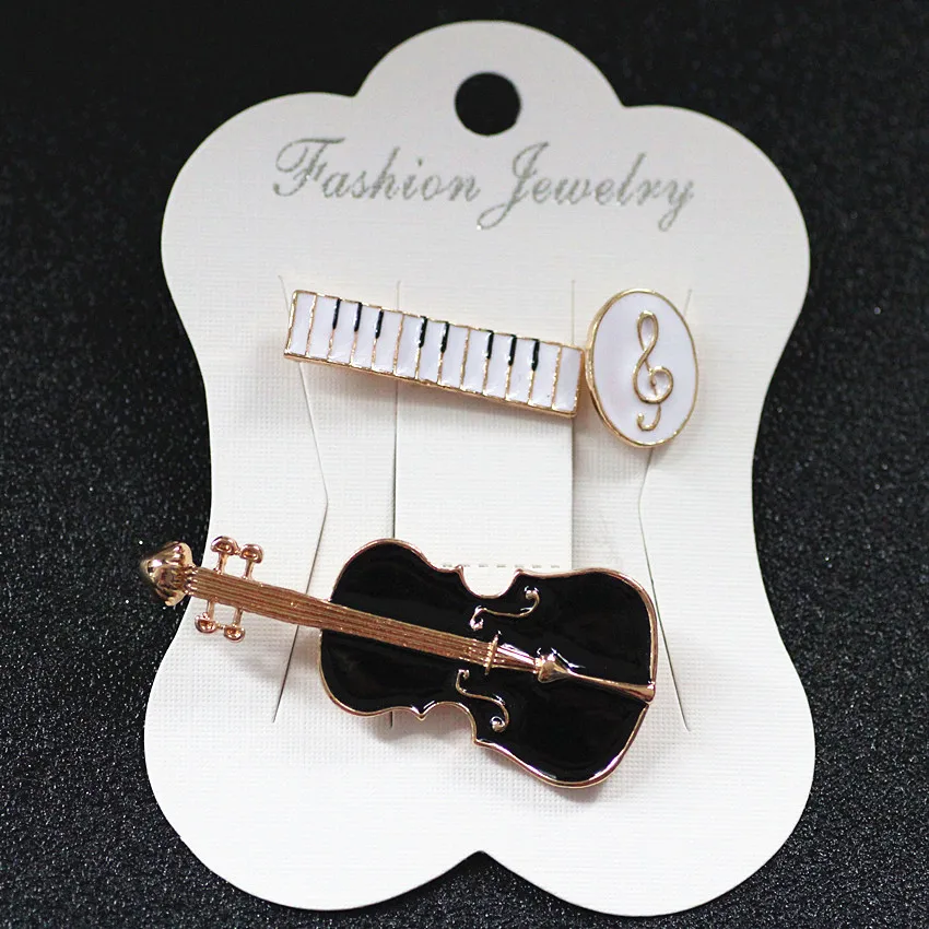 Timlee X197 New Cartoon Drops Of Oil Mermaid Sushi Guitar Metal Brooch Pins Set