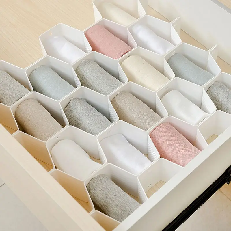 Honeycomb Shape Drawer Organizer 8 Pcs Closet Dividers Plastic Partition For Small Clothing And Cosmetic Clapboard
Honeycomb Shape Drawer Organizer 8 Pcs Closet Dividers Plastic Partition For Small Clothing And Cosmetic Clapboard