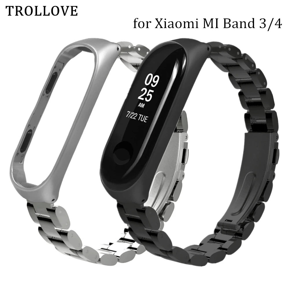 mi band 3 4 Replacement Metal Strap Wrist Strap Stainless Steel Bracelet Wristbands MiBand 3 Watch Strap for Xiaomi mi band 4
mi band 3 4 Replacement Metal Strap Wrist Strap Stainless Steel Bracelet Wristbands MiBand 3 Watch Strap for Xiaomi mi band 4
