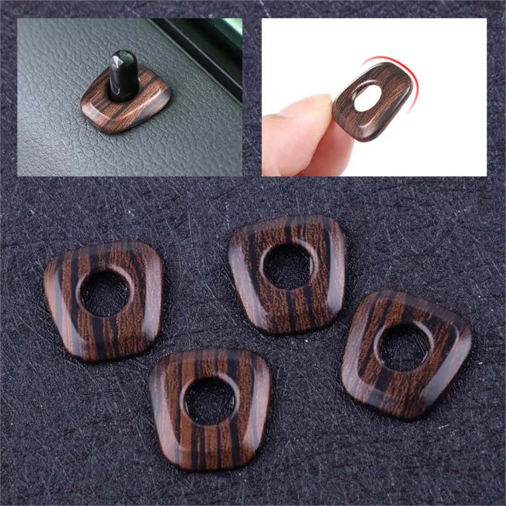 4pcs/set Car Interior Door Lock Knob Pin Cover Button Trim Wooden Pattern fit for BMW X1 F48 2016 2017 2018 2019
4pcs/set Car Interior Door Lock Knob Pin Cover Button Trim Wooden Pattern fit for BMW X1 F48 2016 2017 2018 2019