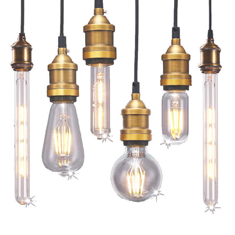 

Retro Vintage Edison LED Bulb E27 Filament LED Lamp 2W 4W 6W 8W LED Light Glass Bulb 220V 240V Lampada Ampoule LED Bombilla