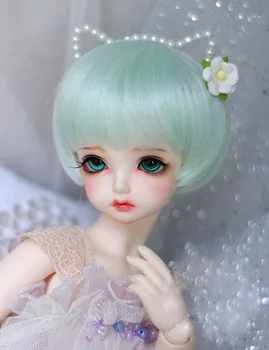 BJD doll wigs light green mushroom head short wigs for 1/3 1/4 1/6 1/8 BJD DD SD MSD YOSD doll High-temperature wire hair wigs
BJD doll wigs light green mushroom head short wigs for 1/3 1/4 1/6 1/8 BJD DD SD MSD YOSD doll High-temperature wire hair wigs