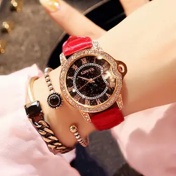 Women Rhinestone Watch luxury Leather brand women's Watches Hot fashion Women Dress Watch Relogio Feminino
Women Rhinestone Watch luxury Leather brand women's Watches Hot fashion Women Dress Watch Relogio Feminino