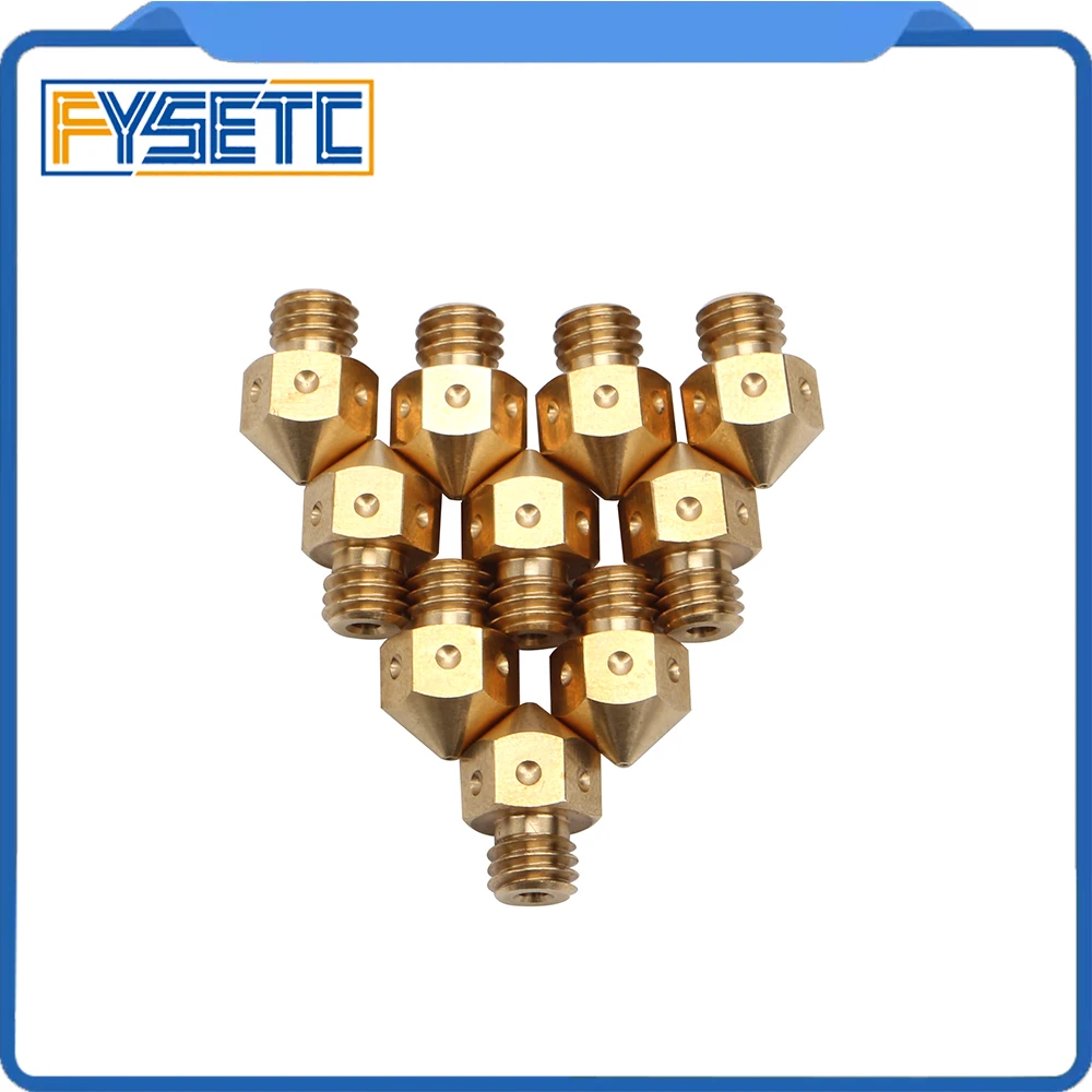 10pcs Top Quality 0.3/0.4MM MK8 Nozzles Brass Nozzles For 3D Printers Hotend Filament Head J-head Extrusion Prusa i3
10pcs Top Quality 0.3/0.4MM MK8 Nozzles Brass Nozzles For 3D Printers Hotend Filament Head J-head Extrusion Prusa i3