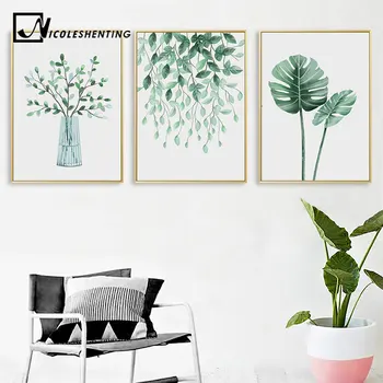 Scandinavian Style Watercolor Plant Leaf Nordic Poster Nature Wall Art Canvas Prints Painting Decoration Pictures Home Decor
Scandinavian Style Watercolor Plant Leaf Nordic Poster Nature Wall Art Canvas Prints Painting Decoration Pictures Home Decor