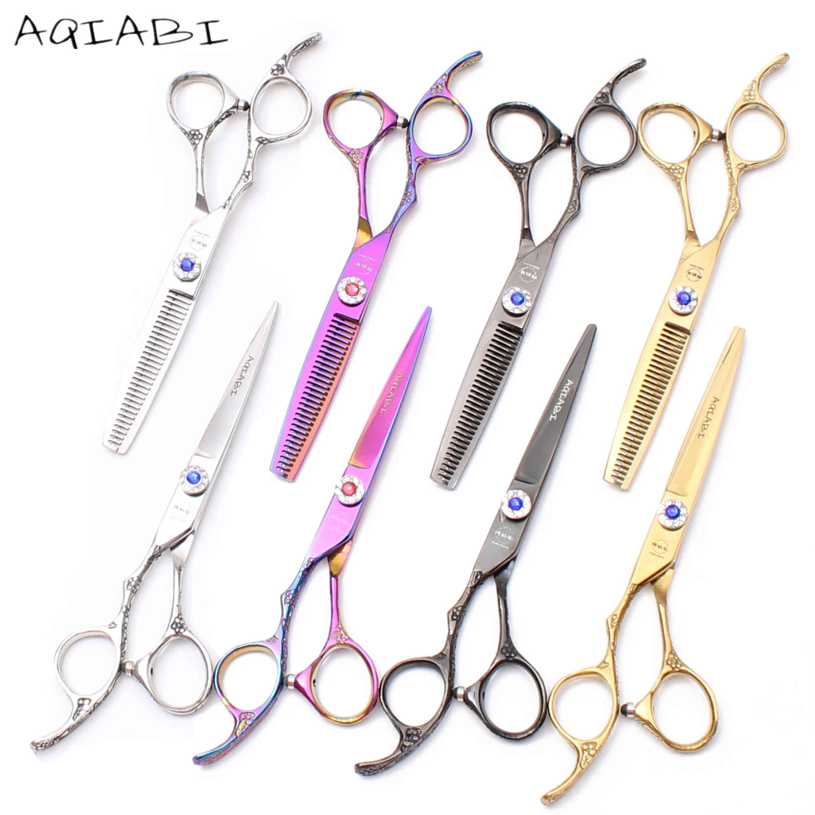 6.0 Inch 17.5cm Japan Kasho Professional Human Hair Scissors Salon Hairdressing Scissors Cutting Shears Thinning Scissors H1008
6.0 Inch 17.5cm Japan Kasho Professional Human Hair Scissors Salon Hairdressing Scissors Cutting Shears Thinning Scissors H1008