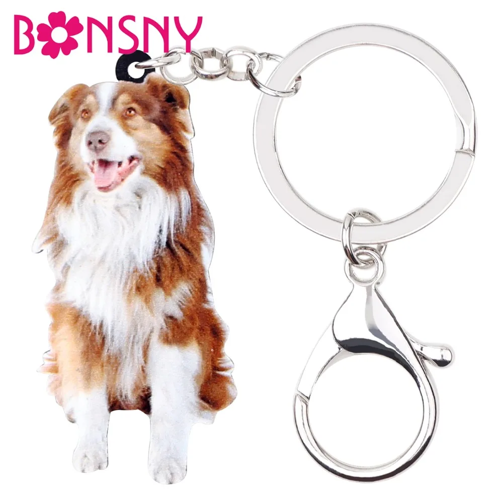 Bonsny Acrylic Fluffy Border Collie Dog Key Chains Keychains Ring Animal Jewelry For Women Girls Pet Lovers Bag Car Purse Charms
Bonsny Acrylic Fluffy Border Collie Dog Key Chains Keychains Ring Animal Jewelry For Women Girls Pet Lovers Bag Car Purse Charms
