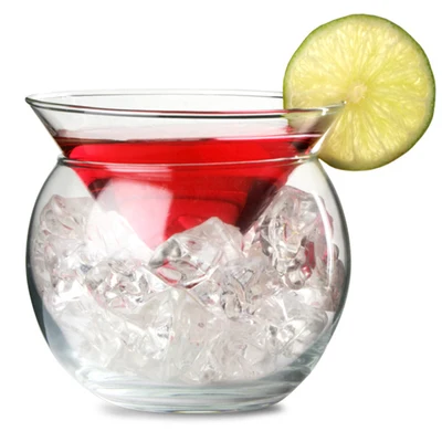 Double layer molecular martini glass cocktail glass double cold drink cocktail Lead-free Detachable crystal material
Double layer molecular martini glass cocktail glass double cold drink cocktail Lead-free Detachable crystal material