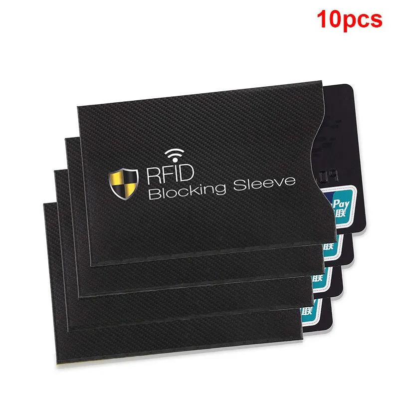 ABAY 10 Pcs / Set of Anti-theft RFID Card Protector for Bank Card RFID Lock Sleeve Identity Anti-theft Protective Cover
ABAY 10 Pcs / Set of Anti-theft RFID Card Protector for Bank Card RFID Lock Sleeve Identity Anti-theft Protective Cover