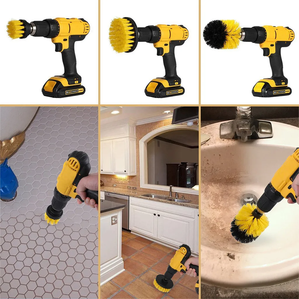 Drill Brush Scouring Pad Hard Water Stain Remover for Grout Tiles Sinks Bathtub Bathroom Kitchen 10 Pcs Dropshipping
Drill Brush Scouring Pad Hard Water Stain Remover for Grout Tiles Sinks Bathtub Bathroom Kitchen 10 Pcs Dropshipping