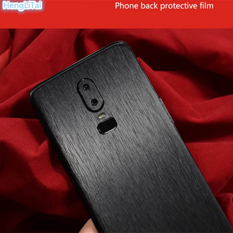 NEW Wire Drawing membrane Skins Protective Film Skin Cellphone back paste Protective Sticker For Oneplus 6
NEW Wire Drawing membrane Skins Protective Film Skin Cellphone back paste Protective Sticker For Oneplus 6