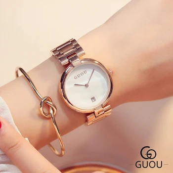 GUOU Brand Women's Quartz Watches Montre Femme Horloge Stainless Steel Belt Clock Fashion Ladies Wrist Watch Reloj Mujer Relojes
GUOU Brand Women's Quartz Watches Montre Femme Horloge Stainless Steel Belt Clock Fashion Ladies Wrist Watch Reloj Mujer Relojes