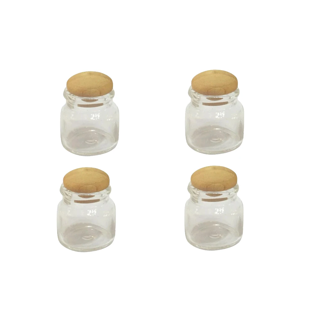 1:12 Scale 4Pcs Miniature Glass Bottle Candy Food Jar Miniature Candy Bar for Dolls House Decor
1:12 Scale 4Pcs Miniature Glass Bottle Candy Food Jar Miniature Candy Bar for Dolls House Decor