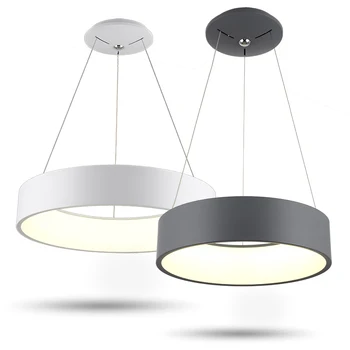 Gray/White Modern LED pendant lights Dia80/60/45cm aluminum body LED pendant Lamp hanglamp suspension luminaire lampadario
Gray/White Modern LED pendant lights Dia80/60/45cm aluminum body LED pendant Lamp hanglamp suspension luminaire lampadario