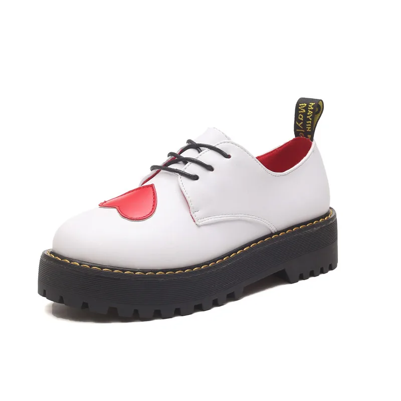 Cresfimix botas femininas women casual pu leather medium heel boots with heart printed female white lace up boots lady cute boot
Cresfimix botas femininas women casual pu leather medium heel boots with heart printed female white lace up boots lady cute boot