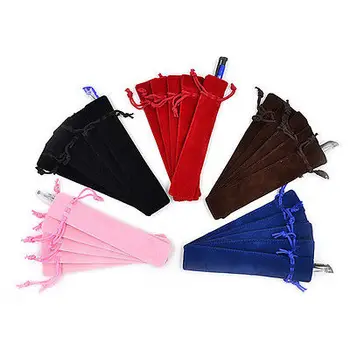 5 Pcs Fountain/Ballpoint Pen Pouch Holder Single Pencil Bag Pen Case With Rope
5 Pcs Fountain/Ballpoint Pen Pouch Holder Single Pencil Bag Pen Case With Rope