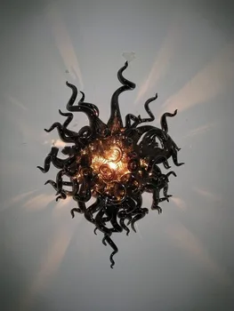 Hand Blown Glass Wall Sconce Custom Black Color Crystal Wall Lamps with LED Bulbs
Hand Blown Glass Wall Sconce Custom Black Color Crystal Wall Lamps with LED Bulbs