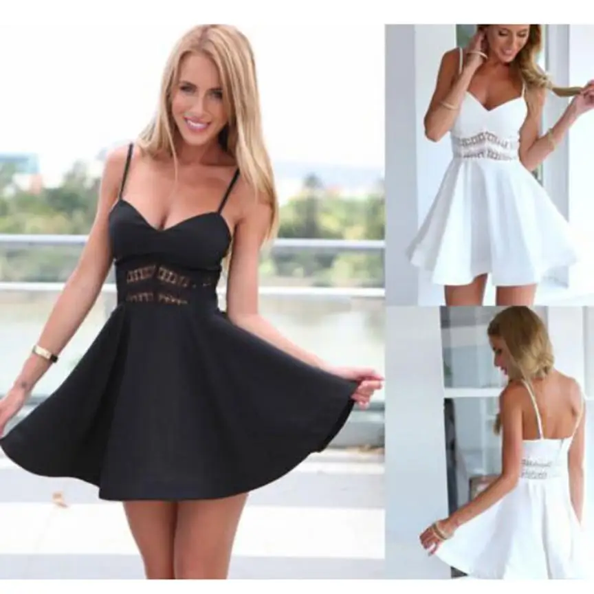 Charming Women Summer Sleeveless Lace V Neck Sexy Hollowed Dress Fabulous Women's Dress Fashion Style Exquisite Vestidos Cloth
Charming Women Summer Sleeveless Lace V Neck Sexy Hollowed Dress Fabulous Women's Dress Fashion Style Exquisite Vestidos Cloth