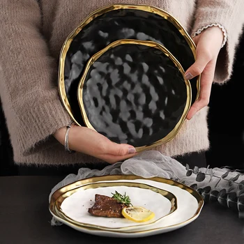 ONEISALL Dinner Plate Ceramics Microwave and Dishwasher Safe 6 Inch Dish Steak Bread Salad Plates Porcelain Set France Style
ONEISALL Dinner Plate Ceramics Microwave and Dishwasher Safe 6 Inch Dish Steak Bread Salad Plates Porcelain Set France Style