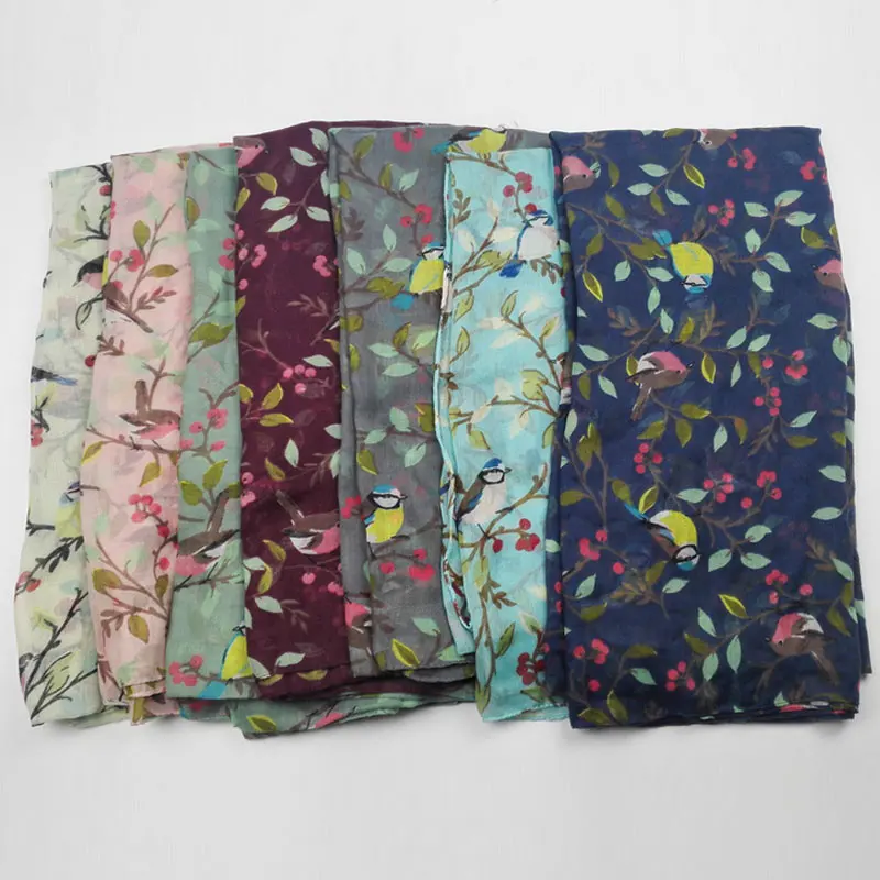 2016 Women Spring Autumn Warm Soft Long Voile Large Scarf Wrap Lady Shawl Leaves Birds Printed Pashmina FS99
2016 Women Spring Autumn Warm Soft Long Voile Large Scarf Wrap Lady Shawl Leaves Birds Printed Pashmina FS99