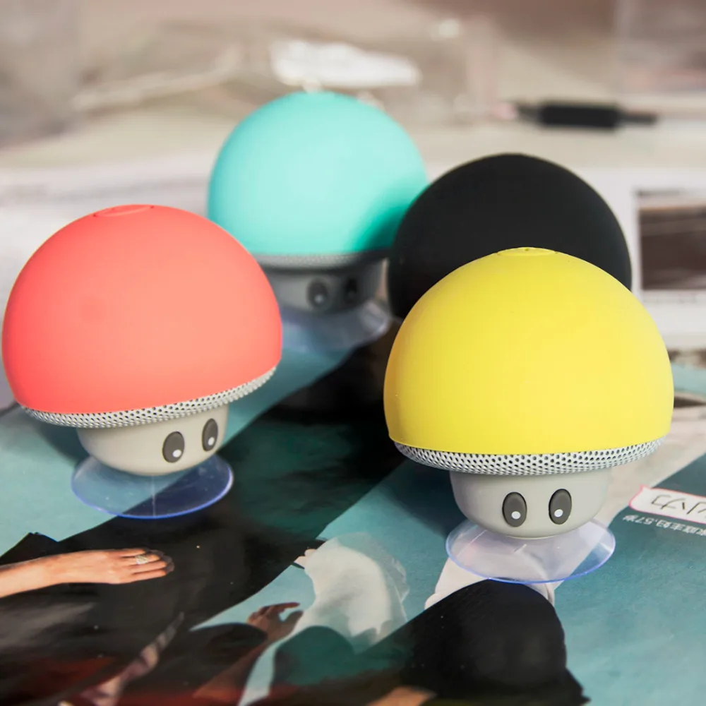 NOYOKERE Wireless Bluetooth Mini Speaker Mushroom Waterof Silicone Suction Handsfree Holder Music Player for iPhone Android Pink
NOYOKERE Wireless Bluetooth Mini Speaker Mushroom Waterof Silicone Suction Handsfree Holder Music Player for iPhone Android Pink