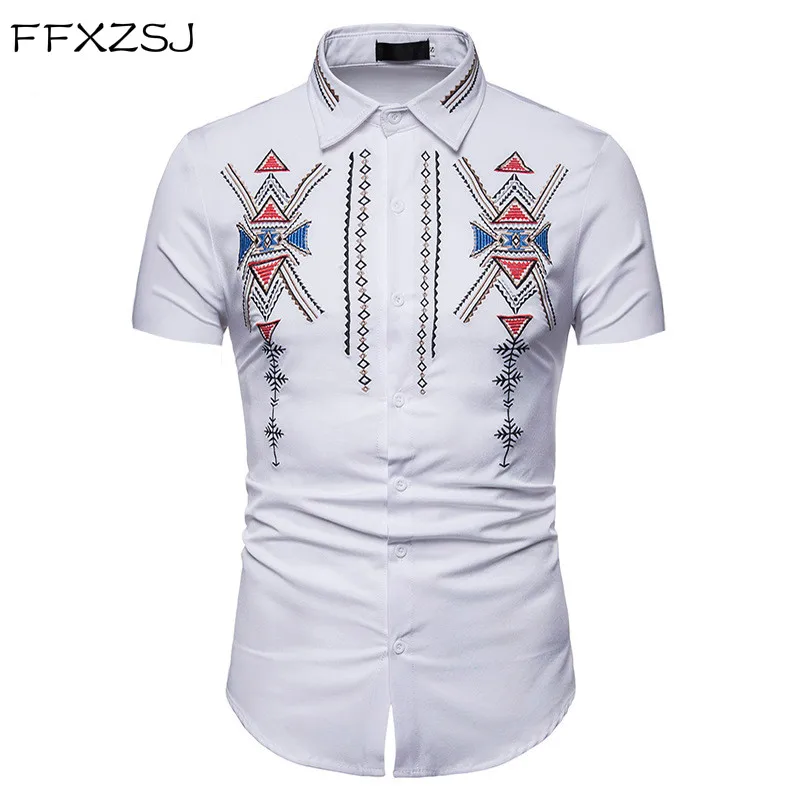 FFXZSJ summer Fashion totem embroidered shirt slim fit short sleeve Camisas in 2018 new button casual shirt ethnic shirt men
FFXZSJ summer Fashion totem embroidered shirt slim fit short sleeve Camisas in 2018 new button casual shirt ethnic shirt men