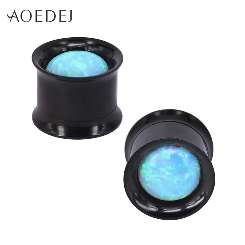 AOEDEJ 6-12mm Natural Fire Opal Stones Piercing Plugs And Tunnels Stainless Steel Expander Ear Plug Blue Opal Ear Gauges
AOEDEJ 6-12mm Natural Fire Opal Stones Piercing Plugs And Tunnels Stainless Steel Expander Ear Plug Blue Opal Ear Gauges
