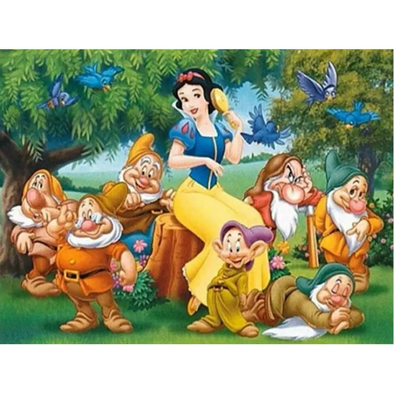 DIY 5D Diamond Embroidery pattern diamond painting Stitch Snow White square Full rhinestones Mosaic Picture Needlework
DIY 5D Diamond Embroidery pattern diamond painting Stitch Snow White square Full rhinestones Mosaic Picture Needlework