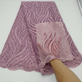 2020 High Quality Embroidered Lace African Lace Fabric with Stones French Net Tulle Lace Fabric Nigerian Beads For Party Dress
2020 High Quality Embroidered Lace African Lace Fabric with Stones French Net Tulle Lace Fabric Nigerian Beads For Party Dress