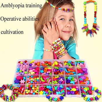 Beads toy for Children amblyopia training Kid's DIY Jewelery making Learning & Education beads Toys Girls DIY necklace/bracelet
Beads toy for Children amblyopia training Kid's DIY Jewelery making Learning & Education beads Toys Girls DIY necklace/bracelet